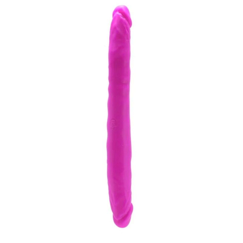 Colours Double Pleasure 12 Inch Dildo in Purple